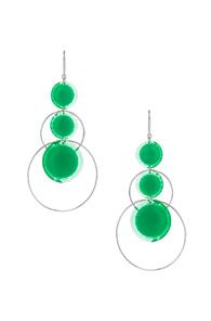 Isabel Marant Harlem Earrings In Green