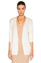 Raquel Allegra Shred Back Cardigan In White