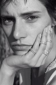 Magda Butrym Small Zirconia Ring In Metallics