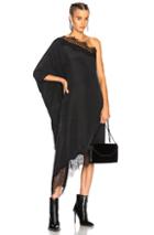 Faith Connexion Asymmetrical Dress In Black