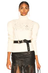 Magda Butrym Holley Turtleneck In Neutral