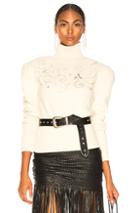 Magda Butrym Holley Turtleneck In Neutral