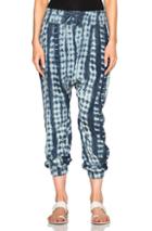 Nsf Jafar Pants In Blue,ombre & Tie Dye