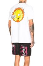 Off-white Flamed Bart Tee In White