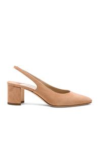 Manolo Blahnik Suede Allurasa 50 Heels In Neutrals