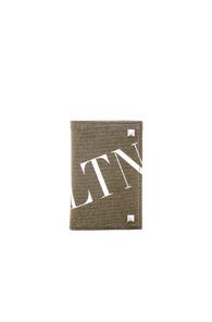 Valentino Vltn Logo Cardholder In Green