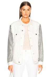 Iro Nanopo Jacket In Metallics,white