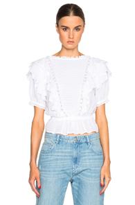 Isabel Marant Etoile Nathan Alice Items Top In White