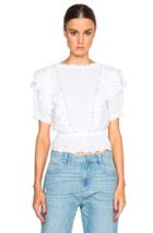 Isabel Marant Etoile Nathan Alice Items Top In White