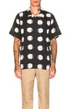 Visvim Free Edge Fishy Shirt In Black,animal Print