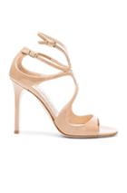 Jimmy Choo Patent Leather Lang Heels In Neutrals