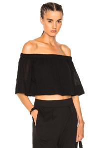 Raquel Allegra Off Shoulder Top In Black