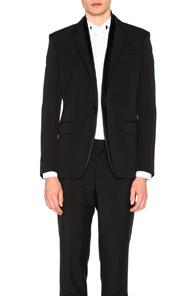 Givenchy Virgin Wool Blazer In Black