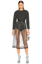 Sandy Liang Ana Dress In Black,blue,floral