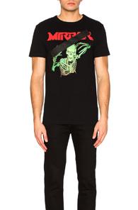 Off-white Skull Mirror Tee In Black
