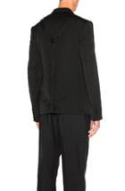 Yohji Yamamoto Bandage Back Blazer In Black