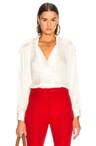 Smythe Surplus Top In Stripes,white