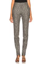 Saint Laurent Check Trousers In Checkered & Plaid,gray