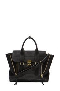 3.1 Phillip Lim Pashli Medium Satchel In Black