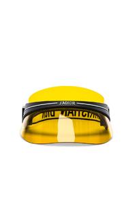 Dior Club 1 Visor In Yellow