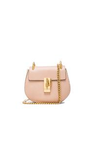 Chloe Mini Drew Saddle Bag In Neutrals