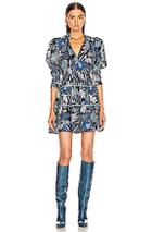 Ulla Johnson Liv Dress In Black,blue,floral