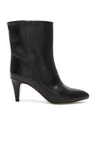Isabel Marant Leather Dailan Boots In Black