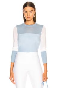 Rag & Bone Marissa Crew In Blue,white