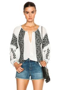 Nili Lotan Bohemian Top In White