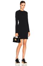 Carven Knit Mini Dress In Black