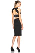 Nicholas Bandage V Wrap Band Dress In Black