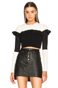 Philosophy Di Lorenzo Serafini Cropped Sweater In Black