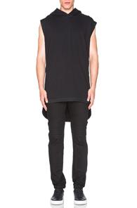 Givenchy Columbian Fit Hooded Felpa Tank In Black
