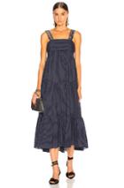 Ulla Johnson Bess Dress In Blue,stripes