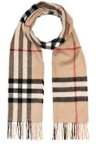 Burberry Giant Icon Scarf In Neutral,plaid