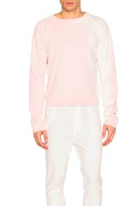 Haider Ackermann Bleach Sweatshirt In Pink,ombre & Tie Dye