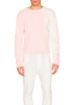 Haider Ackermann Bleach Sweatshirt In Pink,ombre & Tie Dye