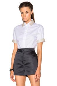 Acne Studios Morag Pop Main Shirt In White