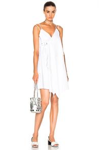Carven Tank Wrap Dress In White