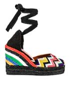 Castaner X Missoni Carina Wedge Espadrille In Black,abstract