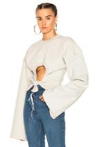 Y Project Cropped Sweater In Gray