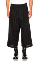 Yohji Yamamoto Basic Balloon Pant In Black