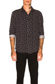 Ksubi Ebeneza Long Sleeve Shirt In Abstract,black