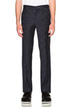 Givenchy Trousers In Blue,stripes