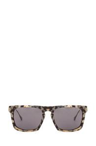 Oliver Peoples West Polarized San Luis Sunglasses In Gray,black,animal Print