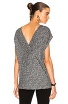 Rag & Bone/jean Knot Back Tee In Gray