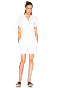 T By Alexander Wang Techy Flight Romper In White