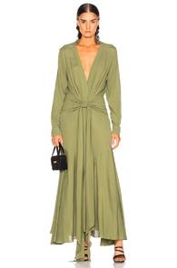 Jacquemus Vivavelez Dress In Green
