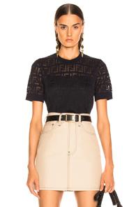 Fendi Logo Top In Black