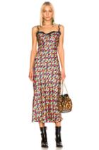 Rixo Juliet Dress In Floral,pink,polka Dots